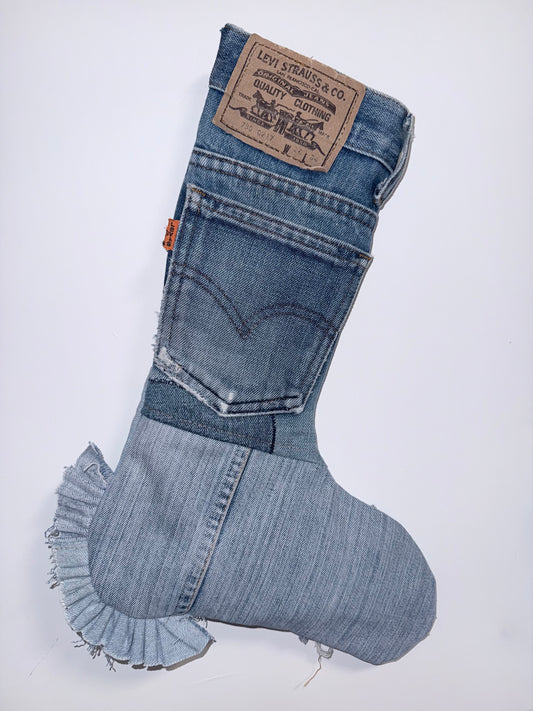 CALZA DELLA BEFANA IN DENIM