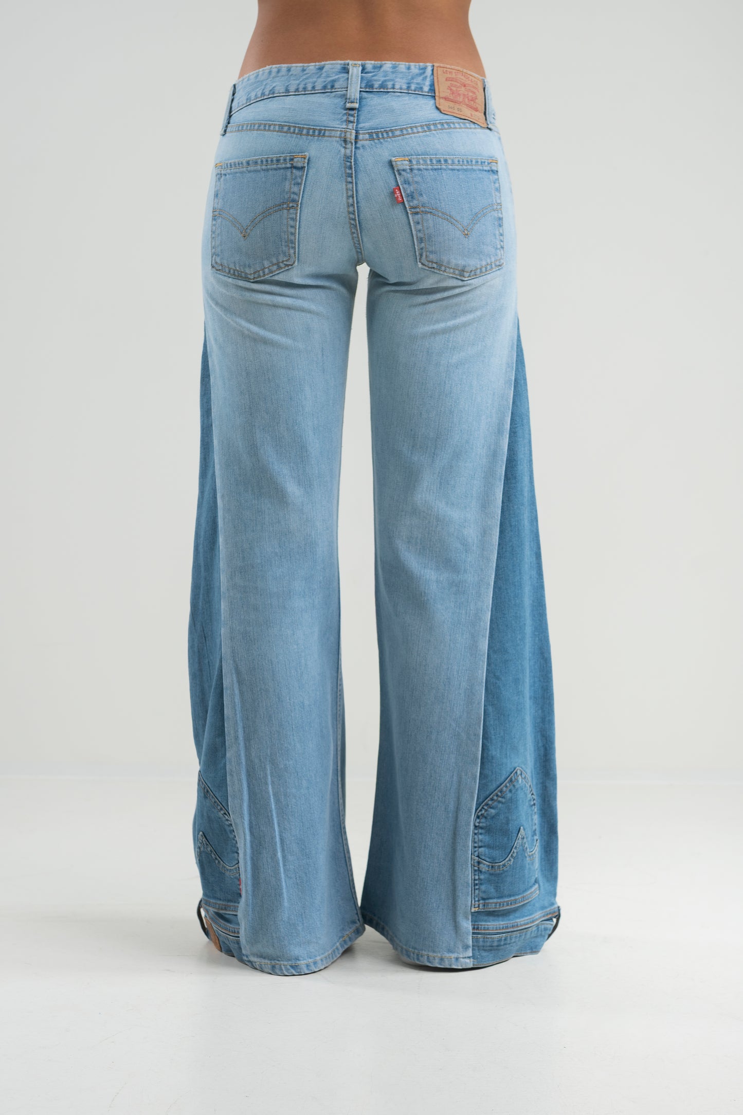 DENIM DUO WIDE LIGHT BLUE
