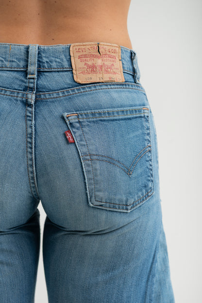 DENIM DUO WIDE MEDIUM BLUE