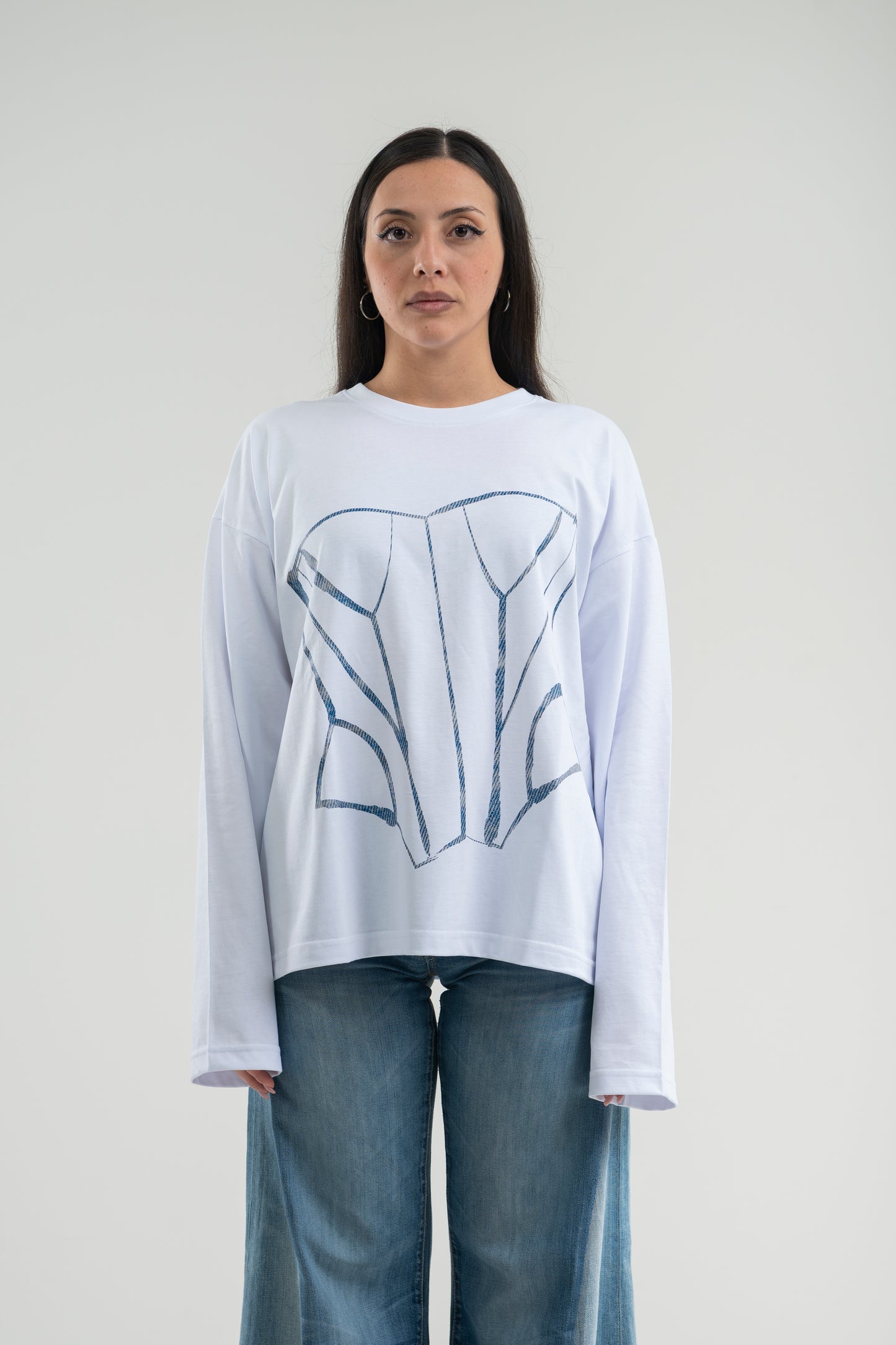 LONG SLEEVE CORSET ILLUSION