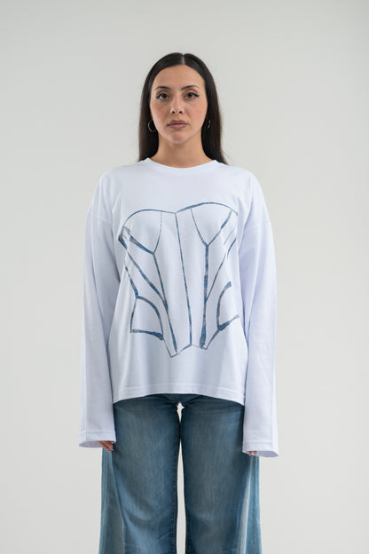 LONG SLEEVE CORSET ILLUSION