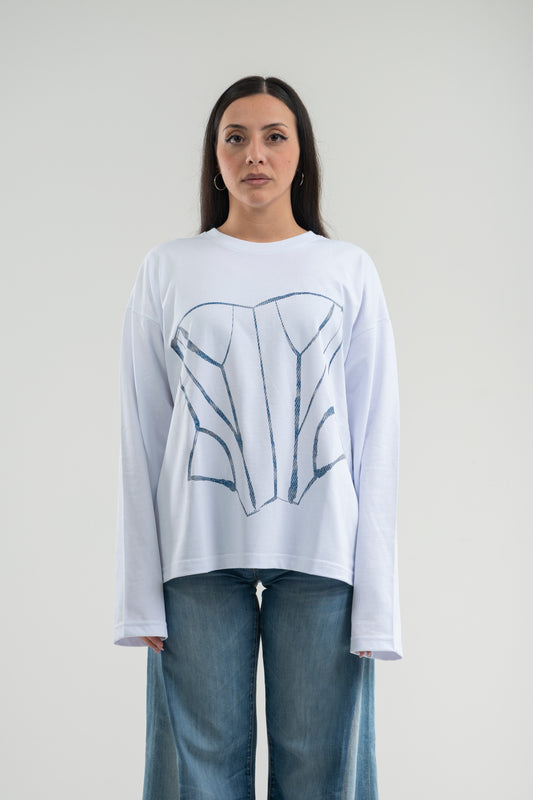 LONG SLEEVE CORSET ILLUSION