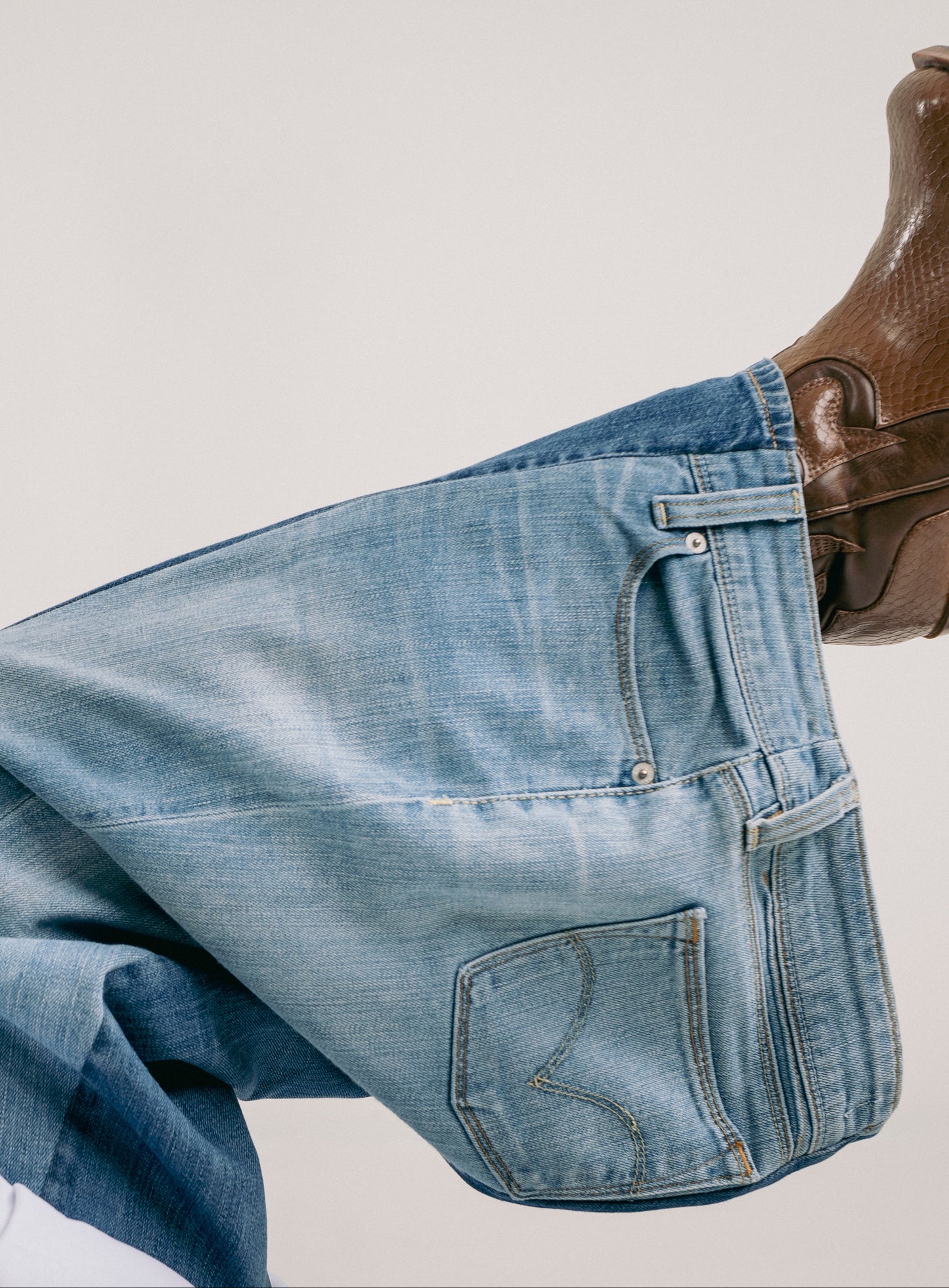 DENIM DUO WIDE LIGHT BLUE