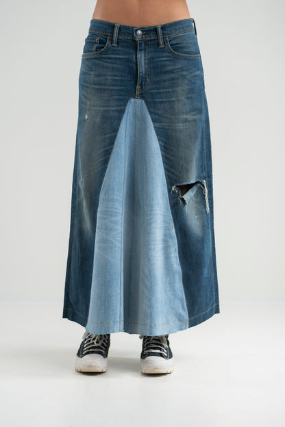 JEANS ILLUSION SKIRT