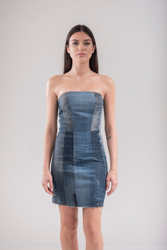 ABITO TUBINO STILE CORSETTO