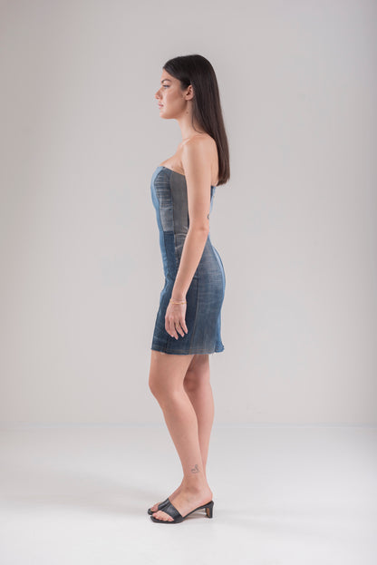 ABITO TUBINO STILE CORSETTO