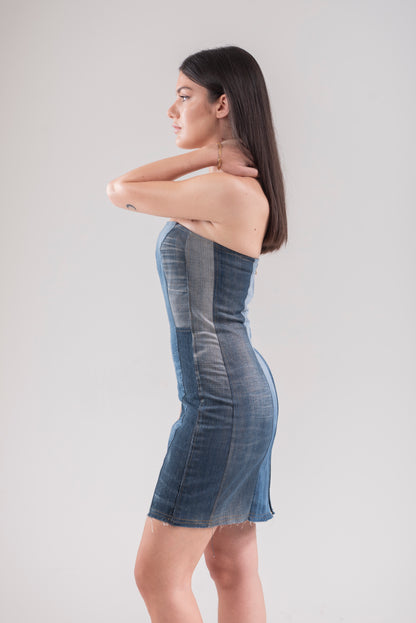 ABITO TUBINO STILE CORSETTO