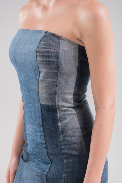 ABITO TUBINO STILE CORSETTO